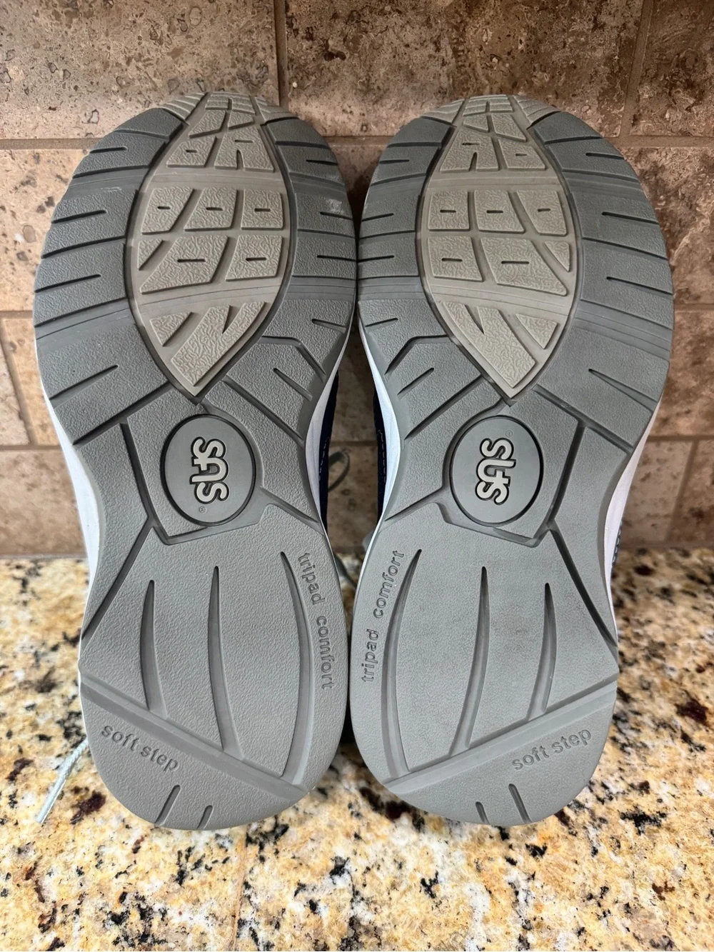SAS Journey Sneakers Shoes Blue Gray Mens Lace Up 8.5WW Diabetic Comfort